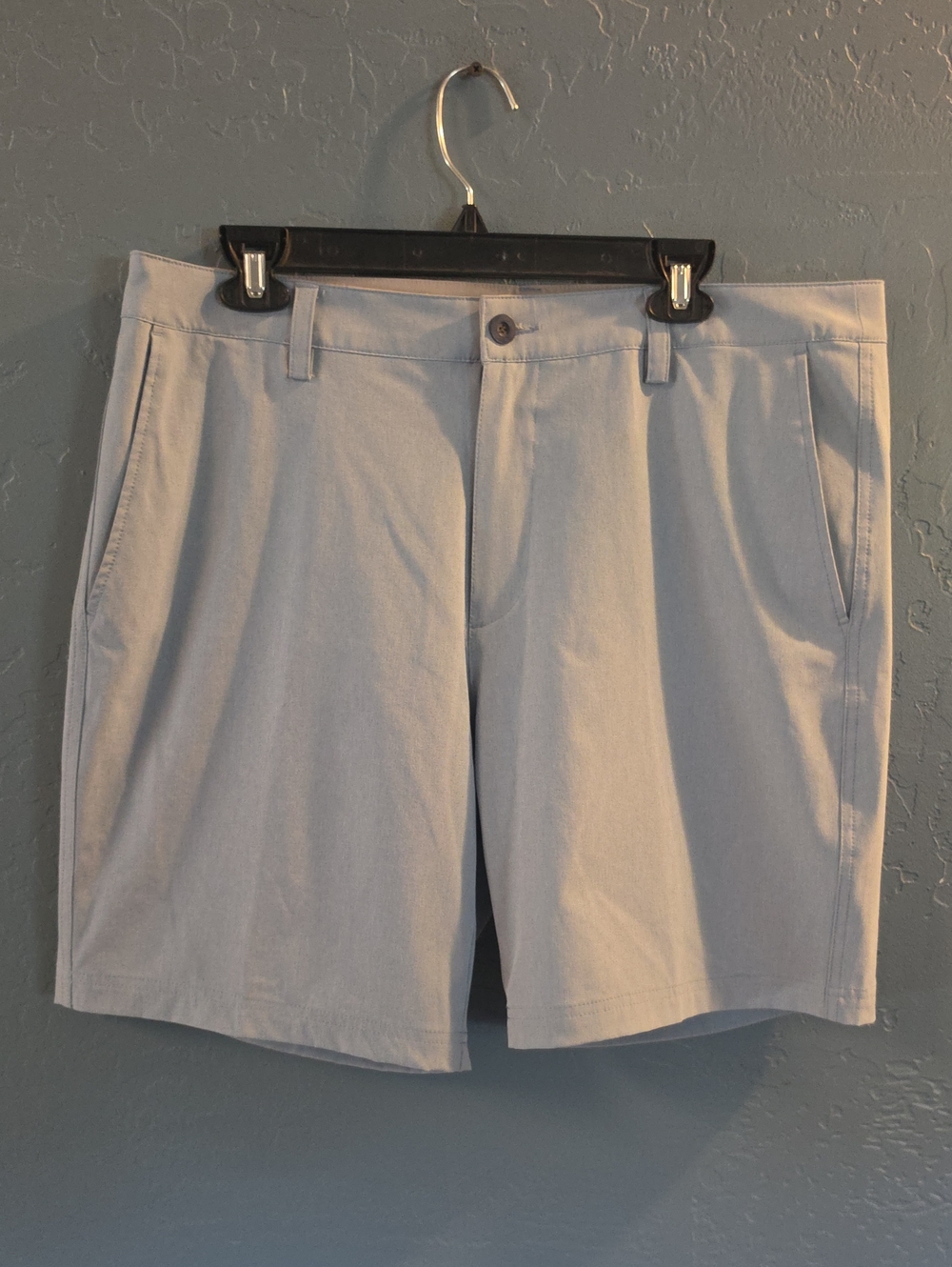 Men's Light Blue Casual Shorts
